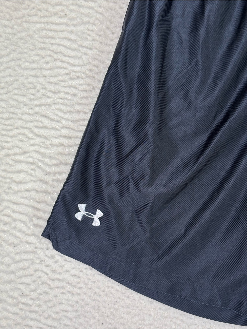 Under Armour Basketball Shorts Shiny Dazzle Pockets Black Men's Size Medium - Picture 3 of 13